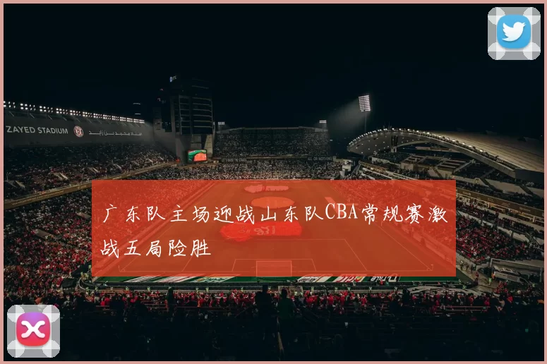 广东队主场迎战山东队CBA常规赛激战五局险胜