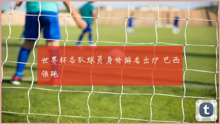 世界杯各队球员身价排名出炉 巴西领跑