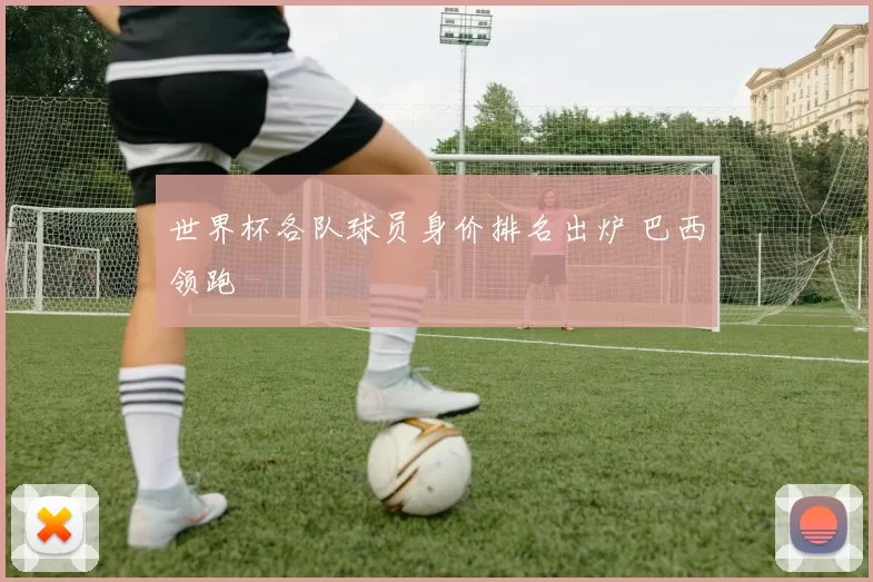 世界杯各队球员身价排名出炉 巴西领跑
