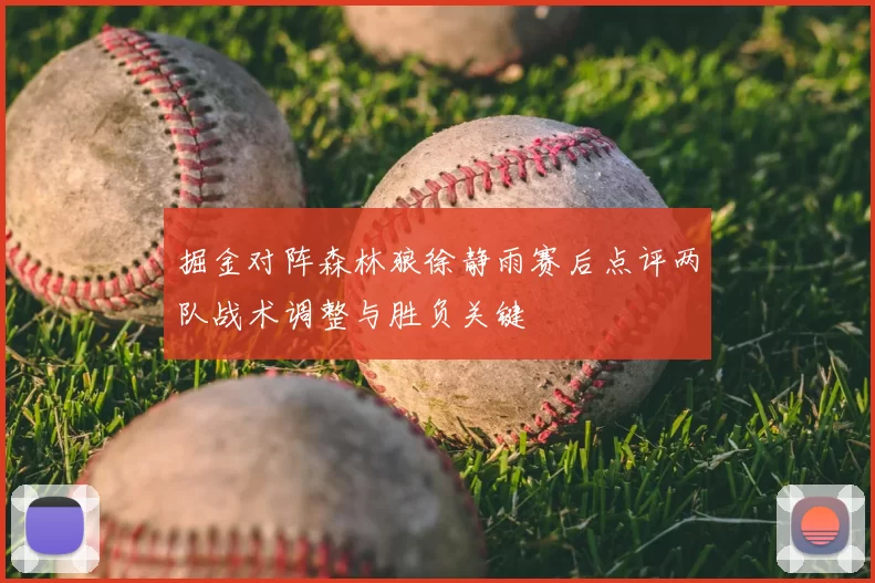 掘金对阵森林狼徐静雨赛后点评两队战术调整与胜负关键